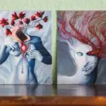 2 Amaryllis mini-prints